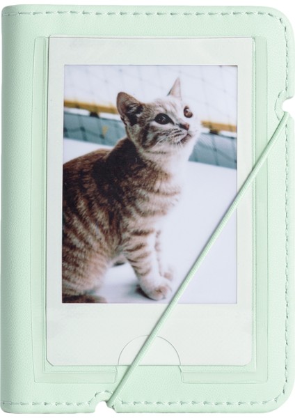 Instax Mini 12 Yeşil Fotoğraf Makinesi-10'lu Film-Mini Albüm ve Deri Kılıf Seti fırsatları