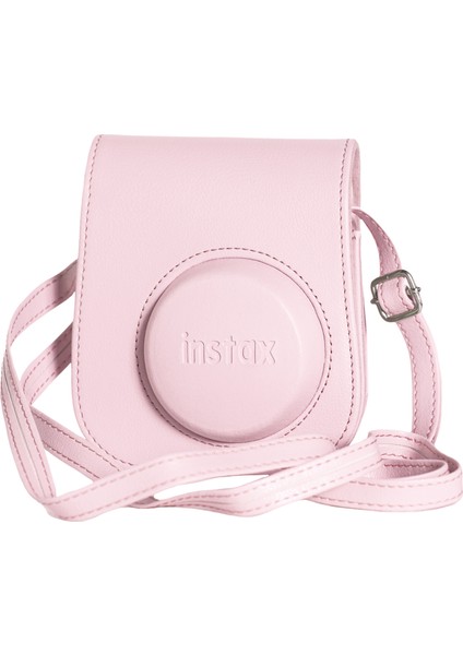 Instax Mini 12 Pembe Fotoğraf Makinesi-10'lu Film-Mini Albüm ve Deri Kılıf Seti