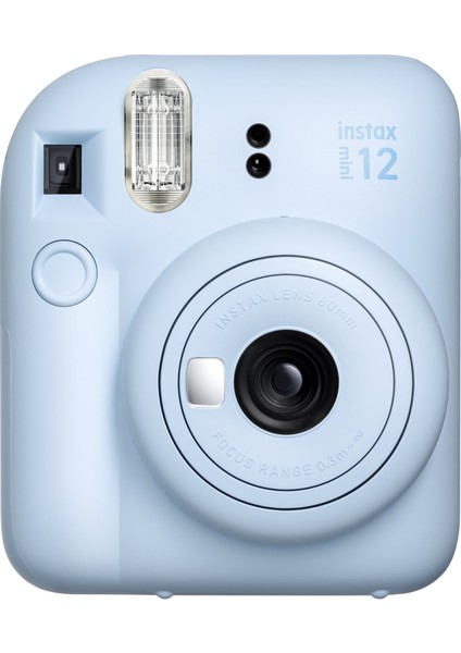 Instax Mini 12 Mavi Fotoğraf Makinesi-10'lu Film-Mini Albüm ve Deri Kılıf Seti modelleri