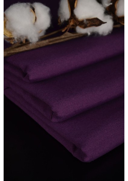 Jwk Fabrics Mor Pamuk Keten Punch Duck Bezi-Kumaşı Yarım Metre (50X180) fiyatları