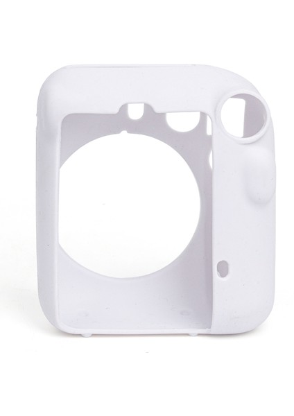 Instax Mini 12 Makine Uyumlu Beyaz Koruyucu Silikon Kılıf modelleri