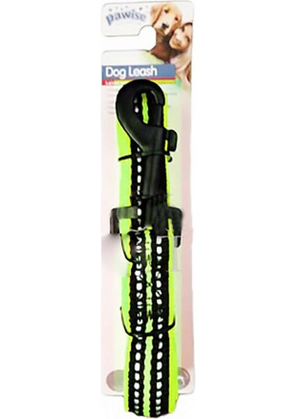 Reflektörlü Köpek Tasmas Yeşil 25MM 45-65CM Nrmsa