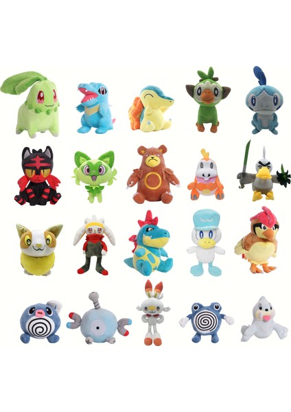 Pokemon Yüksek Kalite Peluş Chikorita