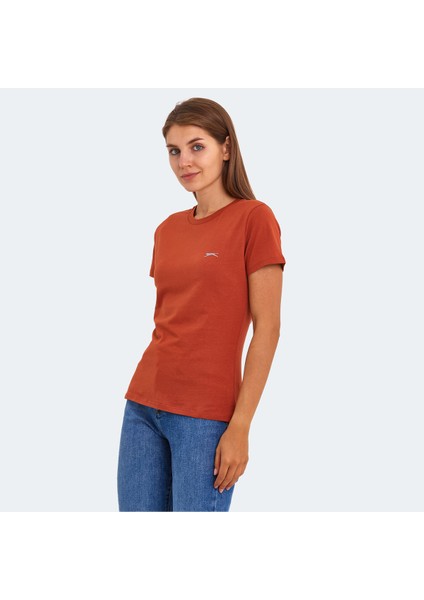 KORNELI I Kadın Tişört Kiremit modelleri