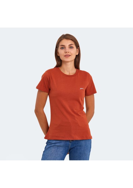 KORNELI I Kadın Tişört Kiremit fırsatları