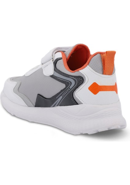 KAOR KTN Kız Çocuk Sneaker Koşu & Yürüyüş Ayakkabısı Gri / Turuncu