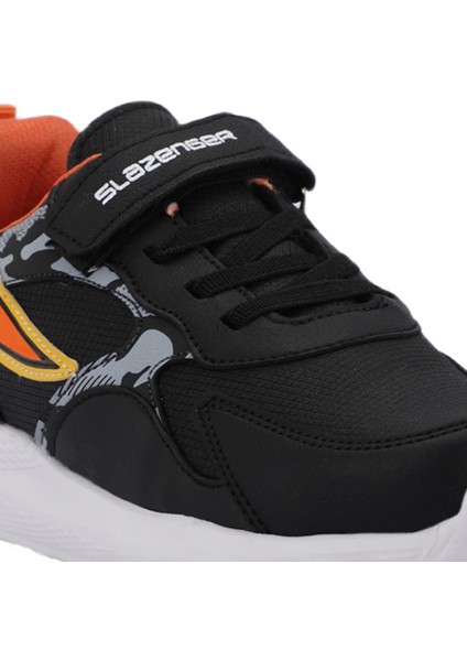 KASHI IN Unisex Çocuk Sneaker Koşu & Yürüyüş Ayakkabısı Siyah / Turuncu fırsatları