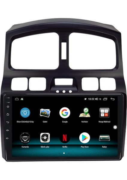 Hyundai Santa Fe Android 10 Multimedya Carplay 2gb Ram + 32GB HDD Navigasyon Ekran fırsatları