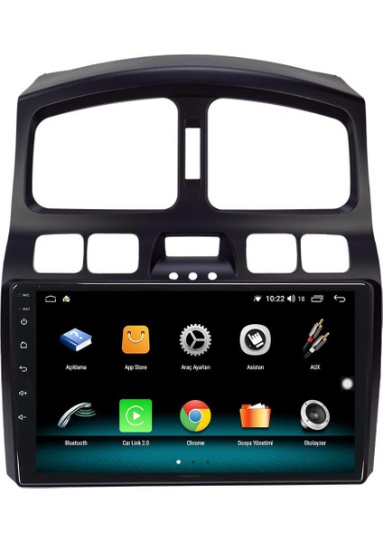 Hyundai Santa Fe Android 10 Multimedya Carplay 2gb Ram + 32GB HDD Navigasyon Ekran indirimleri
