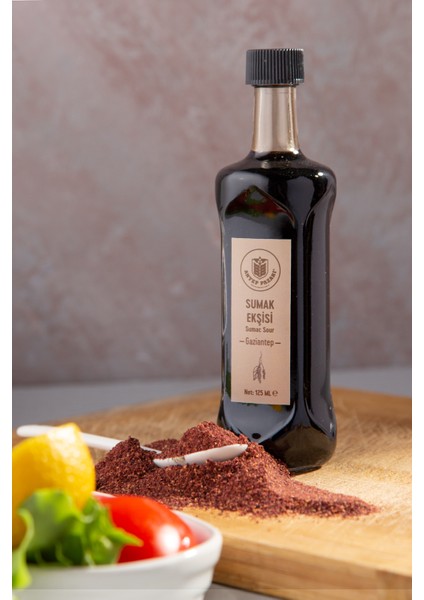 ANTEP PAZARI Sumak Ekşisi- Sumac Sour- Naturel- 125 ml