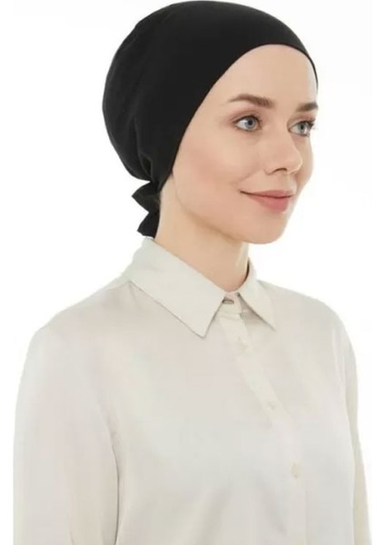 Lavender Düz Penye Bone - Siyah -94