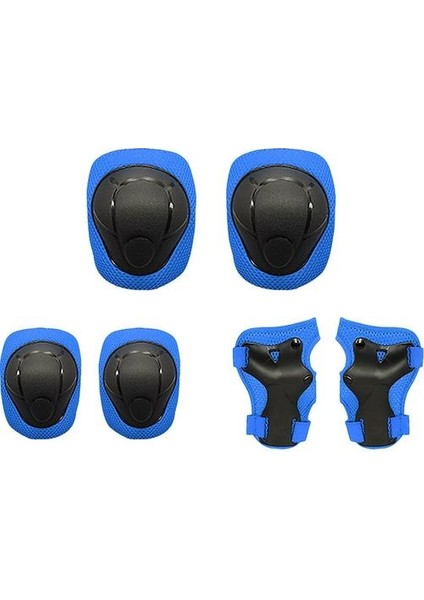 Çocuklar Diz Pedleri Set 6 In 1 Koruyucu Dişli Kiti (Yurt Dışından)