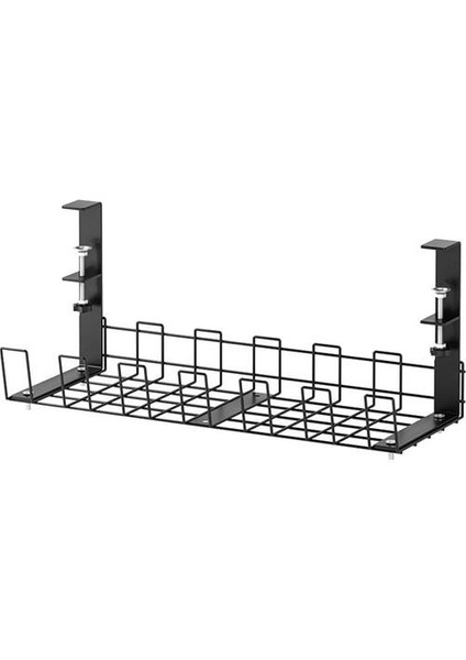 Masa Altı Kablo Düzenleyici Depolama Rafı Siyah (Yurt Dışından)