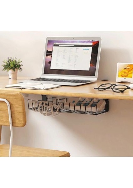Masa Altı Kablo Düzenleyici Depolama Rafı Siyah (Yurt Dışından) fırsatları