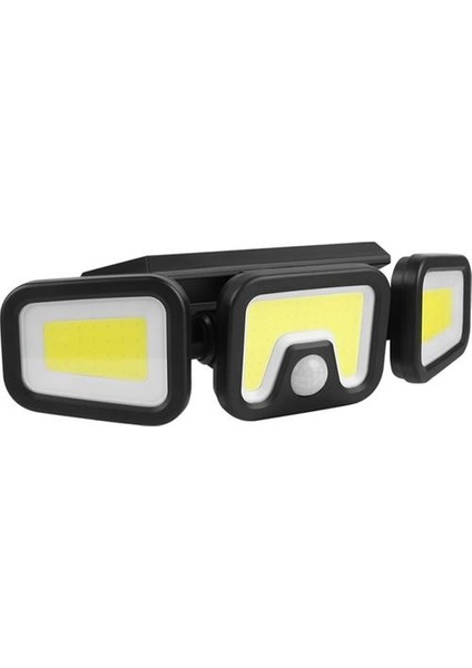 Açık Güneş Işık Güneş Enerjili 74 LED / 100COB 3 Kafa 100COB (Yurt Dışından)