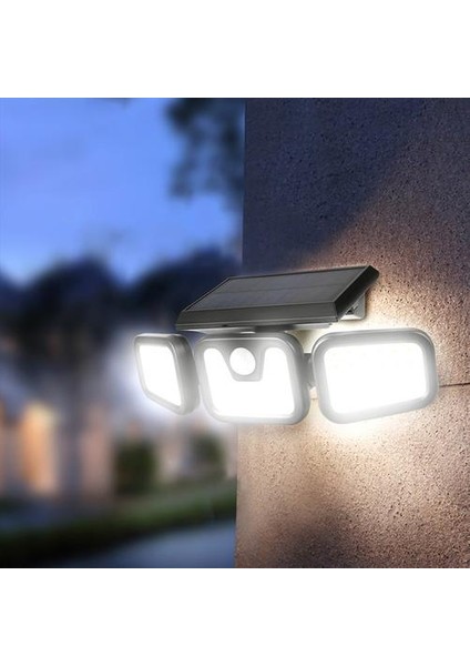 Açık Güneş Işık Güneş Enerjili 74 LED / 100COB 3 Kafa 100COB (Yurt Dışından) modelleri