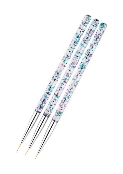 7/9 / 11MM Nail Art Liner Çizim Fırçası - Gümüş (Yurt Dışından) fiyatları