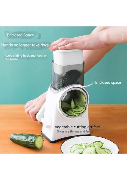 Mutfak Ev El-Krank Sebze ve Meyve Dilimleyici Rende (Yurt Dışından) fırsatları