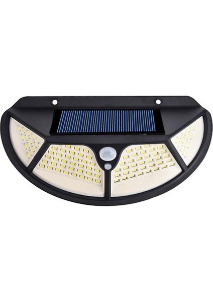 Solar Duvar Lambası Dört Aydınlık Yüzey Insan Indüksiyon 102 LED (Yurt Dışından)