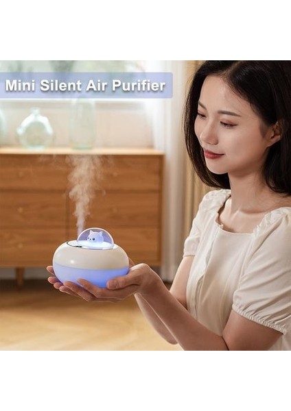 Renkli Ultrasonik Aromaterapi Hava Nemlendirici - Mor (Yurt Dışından) modelleri