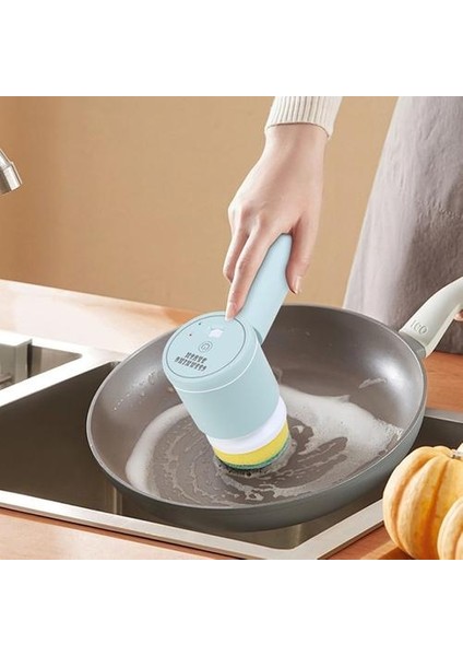 Elektrikli Banyo Temizleme Fırçası - Sarı (Yurt Dışından) fiyatları
