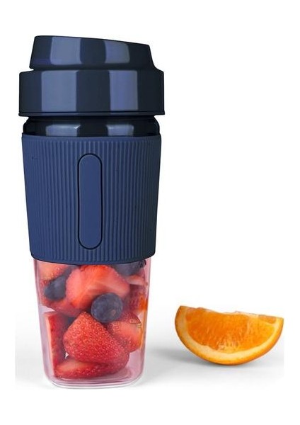 300ML Taşınabilir Blender - Lacivert (Yurt Dışından)
