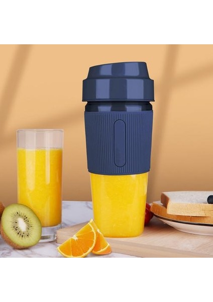 300ML Taşınabilir Blender - Lacivert (Yurt Dışından)