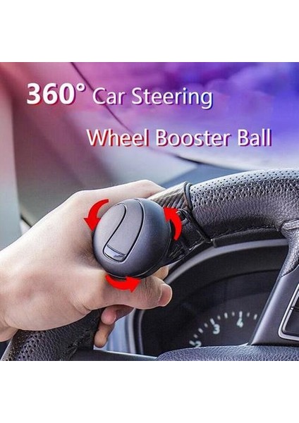 Evrensel 360 ° Direksiyon Simidi Güçlendirici Topuz Kararlı Kaymaz Çok Işlevli Yardımlı Sürüş Araçları Yeni (Yurt Dışından) fiyatları