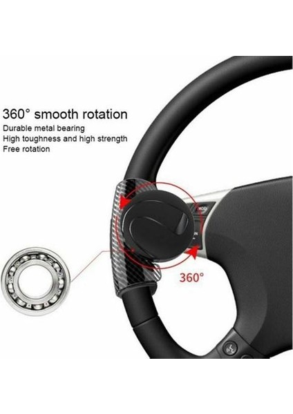 Evrensel 360 ° Direksiyon Simidi Güçlendirici Topuz Kararlı Kaymaz Çok Işlevli Yardımlı Sürüş Araçları Yeni (Yurt Dışından) modelleri