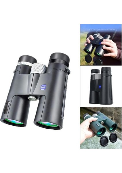 12X42 Dürbün Optik Lensler Telefon Teleskop Yetişkinleri Siyah (Yurt Dışından)