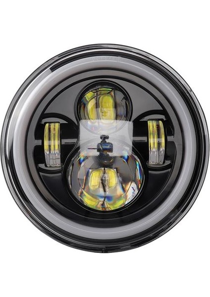12 V / 24 V Motosiklet Araba Far 7 Inç Yuvarlak LED (Yurt Dışından)