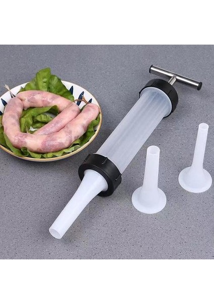 Sosis Maker Et Stuffer Sosisli Sosisli Doldurma Makinesi ile 3 Dolum Memeleri (Yurt Dışından)