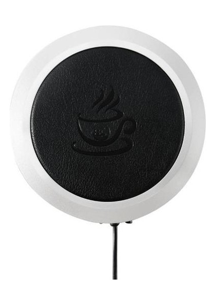 Fincan Mat USB Elektrikli Isıtma Pedi Bardaklar Kahve Fincanı Isıtıcı 5 V 1.5A Siyah (Yurt Dışından)