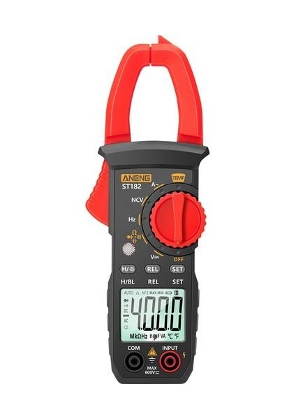 ST182 Pro 4000 Sayım Dijital Ac Akım Pens Ampermetresi (Yurt Dışından)