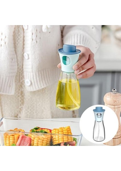 Pişirme Için Yağ Püskürtücü, Şeffaf Yağ Sprey Şişesi Mavi Için Çok Yönlü Cam (Yurt Dışından) modelleri