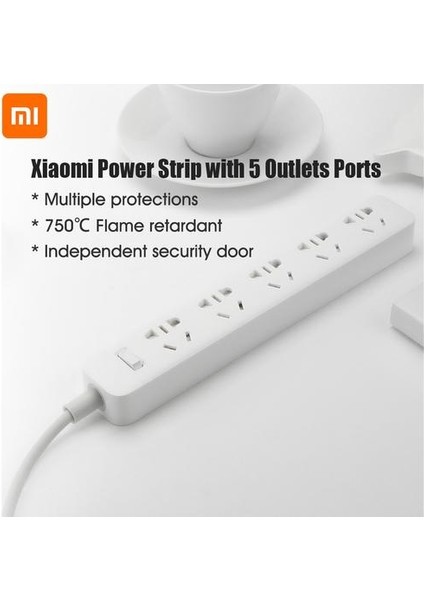 5 Çıkışlı Bağlantı Noktaları Düz Fişli Powerport Şeritli (Yurt Dışından) modelleri