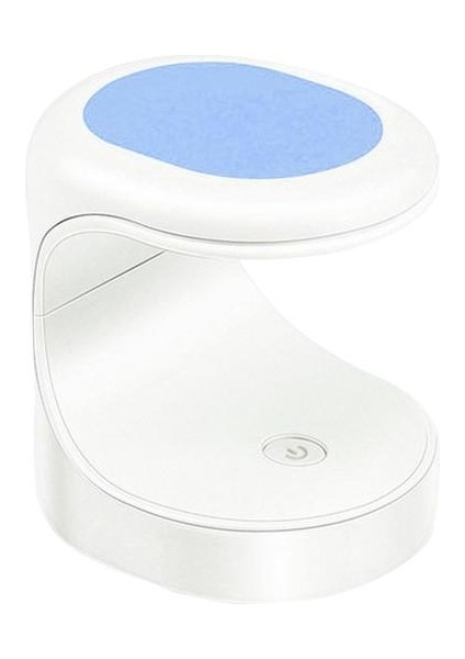 Mini Tırnak Kurutucu Lamba Jel Lehçe USB Şarj 3 Led'ler Uv LED Lamba Kür Işık Mavi (Yurt Dışından)