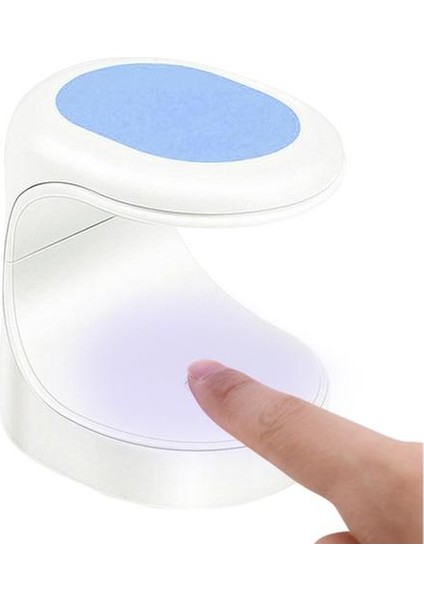 Mini Tırnak Kurutucu Lamba Jel Lehçe USB Şarj 3 Led'ler Uv LED Lamba Kür Işık Mavi (Yurt Dışından) modelleri