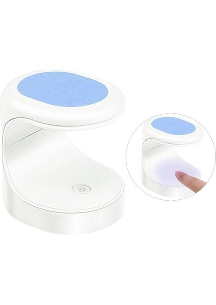 Mini Tırnak Kurutucu Lamba Jel Lehçe USB Şarj 3 Led'ler Uv LED Lamba Kür Işık Mavi (Yurt Dışından) fırsatları