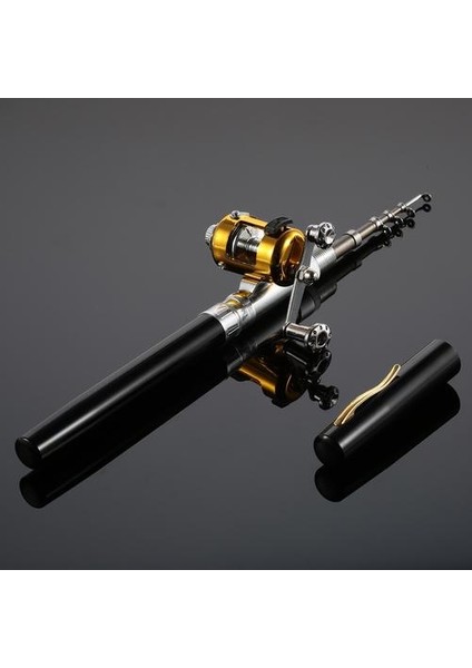 Balıkçılık Rod Reel Combo Kit Seti Mini Teleskopik (Yurt Dışından) modelleri