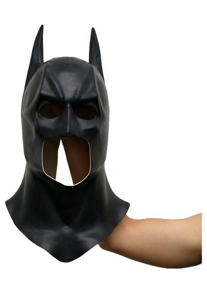 Batman Maskesi Çünkü Kara Şövalye Yükselişi Maskesi Cadılar Bayramı Lateks Başlık (Yurt Dışından)
