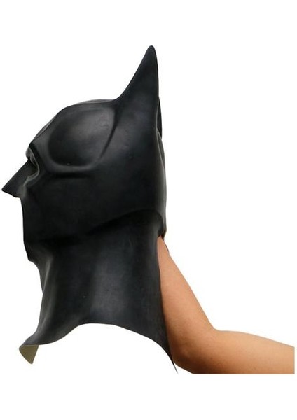 Batman Maskesi Çünkü Kara Şövalye Yükselişi Maskesi Cadılar Bayramı Lateks Başlık (Yurt Dışından)