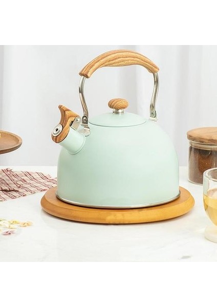 2.5l Büyük Kapasiteli Su Isıtıcısı Çay Demliği - Açık Yeşil (Yurt Dışından) fiyatları