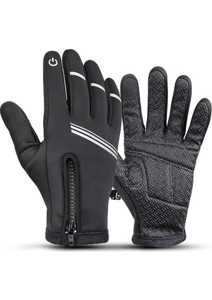 Kışlık Dokunmatik Ekran 5 Parmak Outdoor Eldiven (Yurt Dışından)