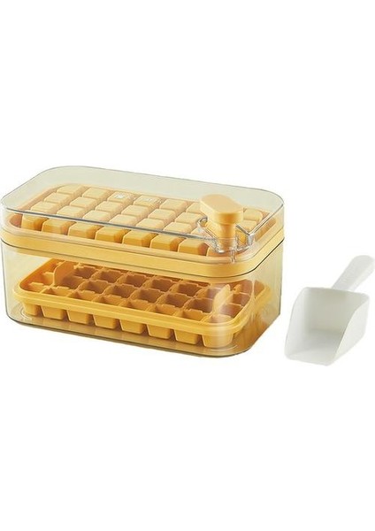 Buz Kutusu Tek Tuşla Buz Çözme Buz Saklama Kutusu Çift Katmanlı (Yurt Dışından)