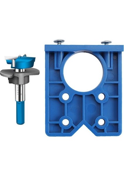 35MM Dolap Menteşe Jig Sondaj Delik Açacağı Matkap Bulucu Kılavuzu Dıy Araçları Mavi (Yurt Dışından)