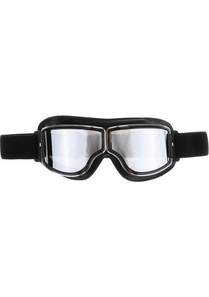 Retro Kask Gözlük Motosiklet Kruvazör Vintage Pilot Gözlük #4 (Yurt Dışından)