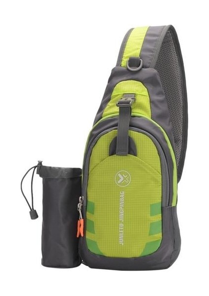 Erkek Kadın Sling Sırt Çantası Göğüs Crossbody Çanta (Yurt Dışından)