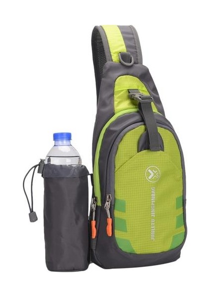 Erkek Kadın Sling Sırt Çantası Göğüs Crossbody Çanta (Yurt Dışından)