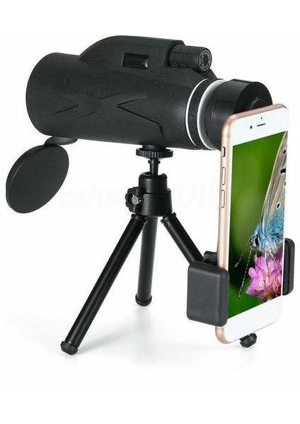 Dış Mekan Bak4 80X100 Zoom Hd Lens Prizma Yürüyüş Monoküler Teleskop (Yurt Dışından)